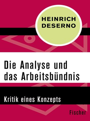 cover image of Die Analyse und das Arbeitsbündnis